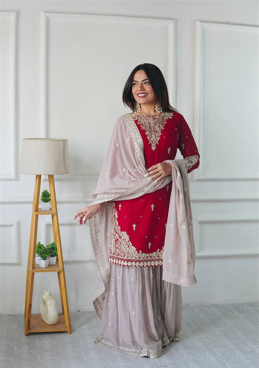 Crimson Elegance Ensemble